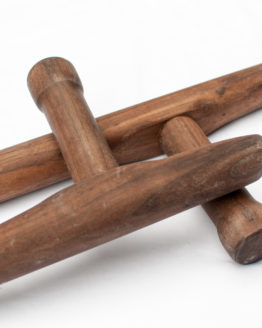 Handmade Tonfa in Black Walnut by Seaholme Kobudo